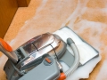 Vacuum cleaner in action